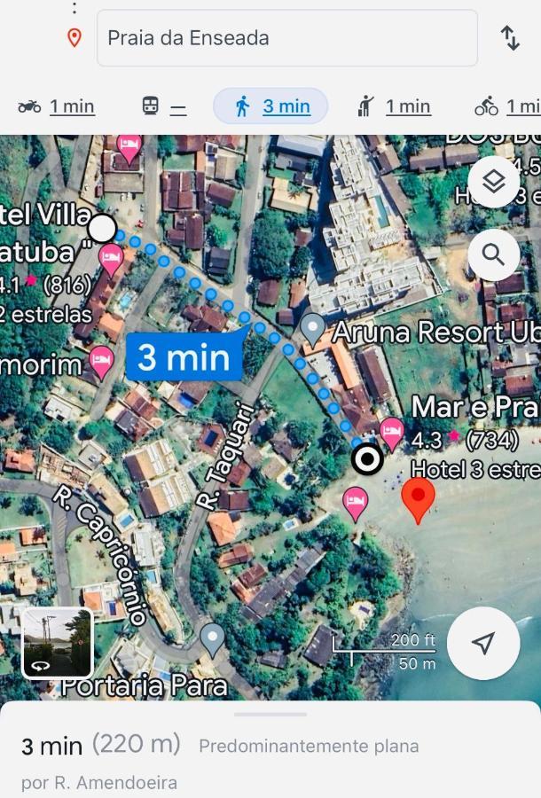 Apartamento Com Acesso A Pe A Santa Rita - Enseada - Ubatuba Eksteriør bilde